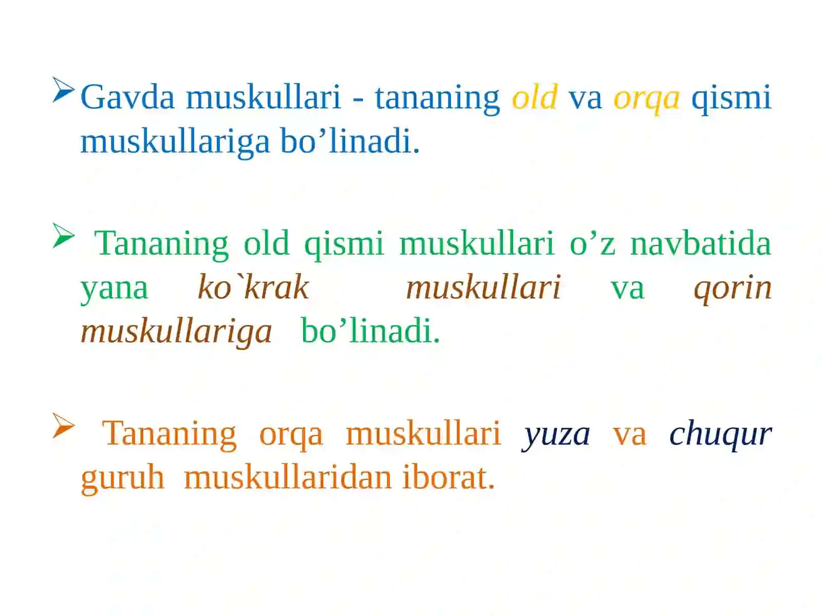 Miologiya.Gavda muskullari.Tananingoldmushaklari 2