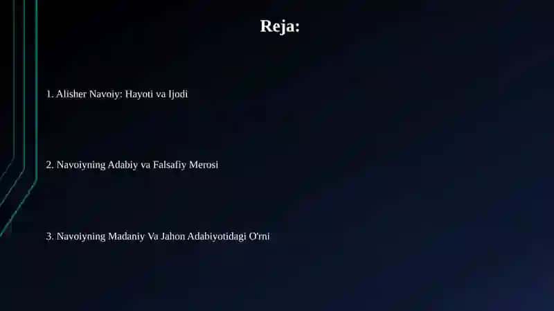 Alisher Navoiy: Hayoti va Ijodi 2
