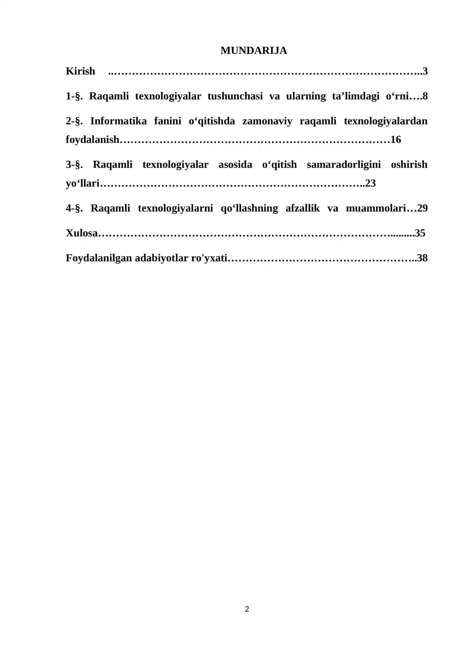 Raqamli texnologiyalar asosida informatika o‘qitish samaradorligini oshirish 2