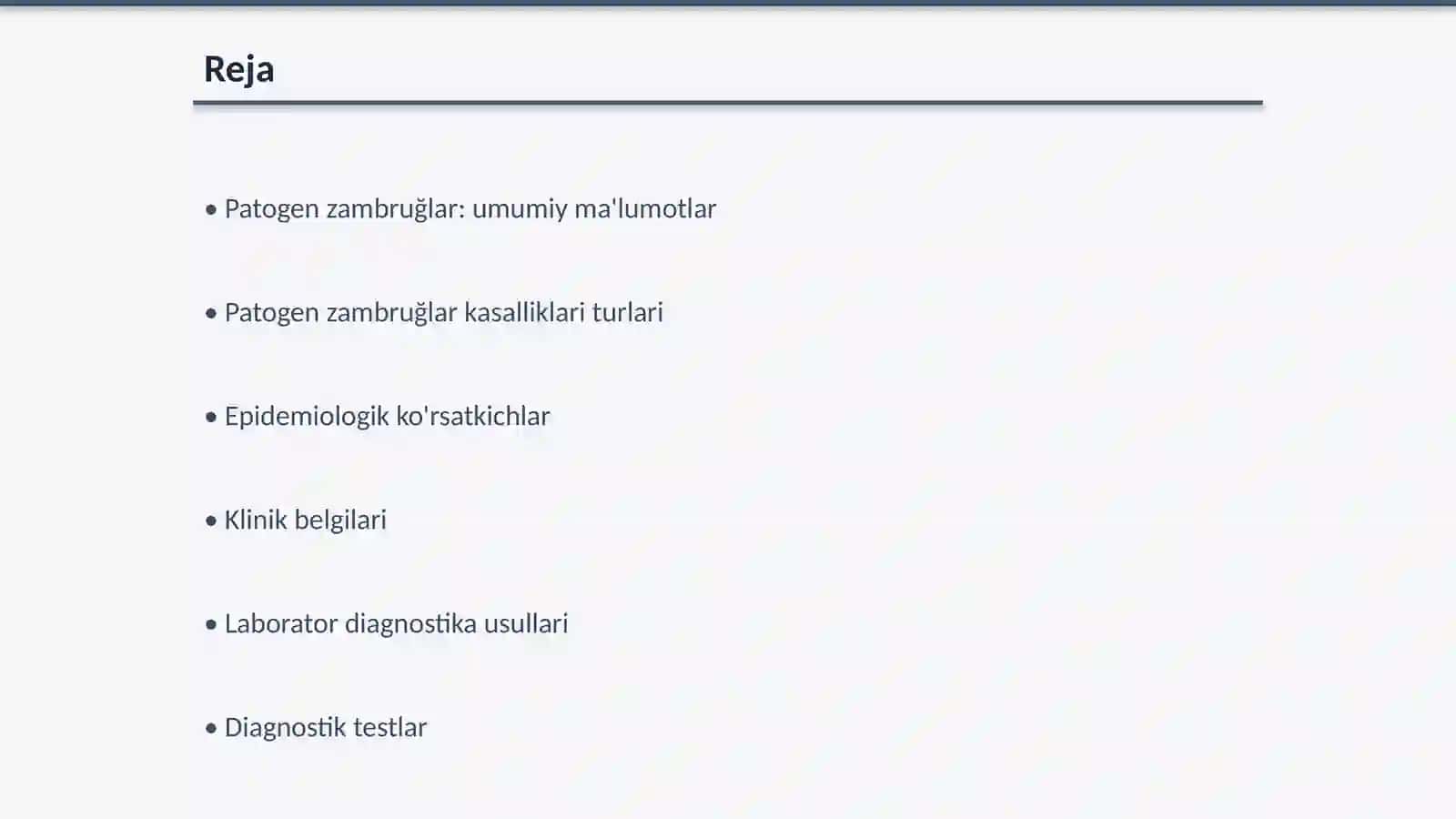 Patogen zambruğlar kasalliklari va ularning labarator diagnostikasi 2