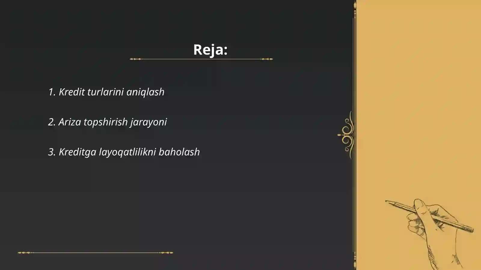 Kredit modulda ishlash tizimi 2