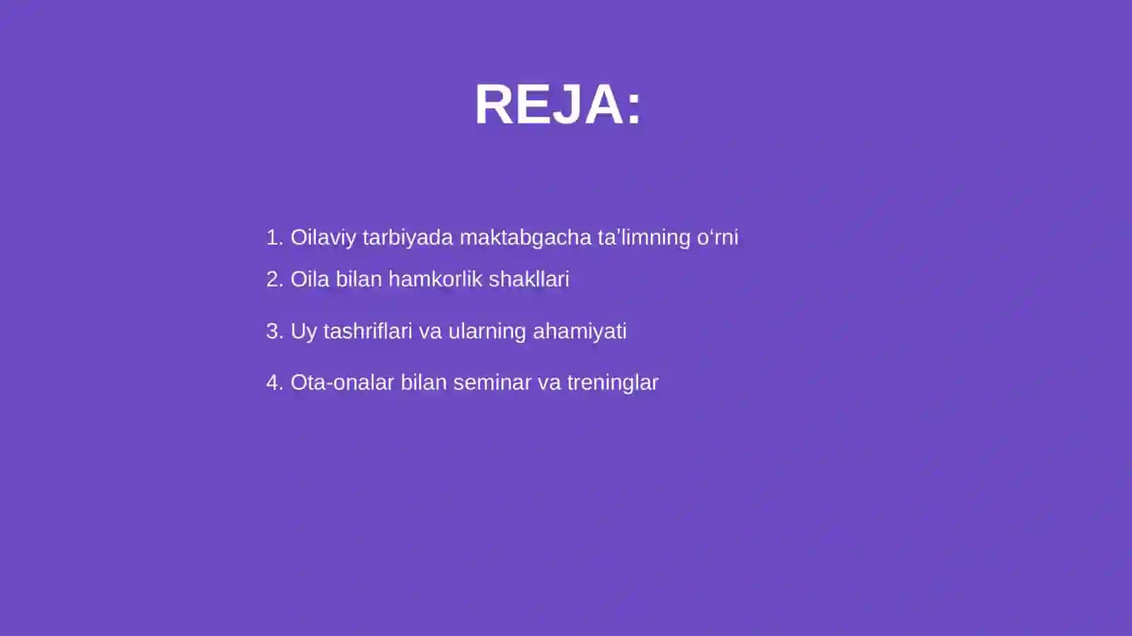 Maktabgacha taʼlim tashkilotining oila bilan ishlash shakllari 2