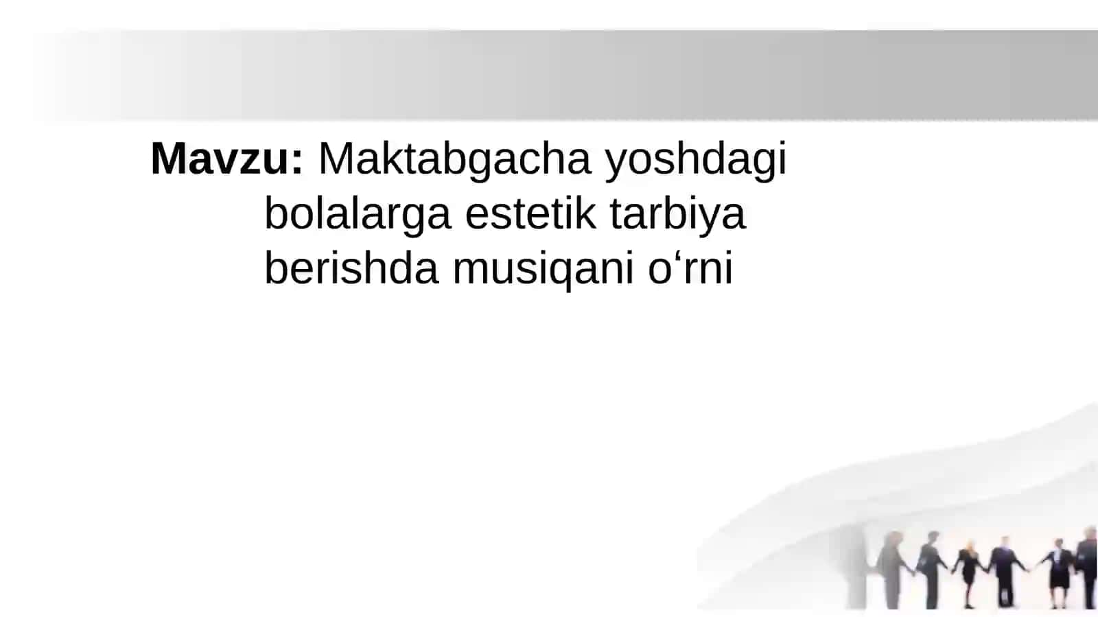 Bolalar musiqiy ta’lim metodikasi 2