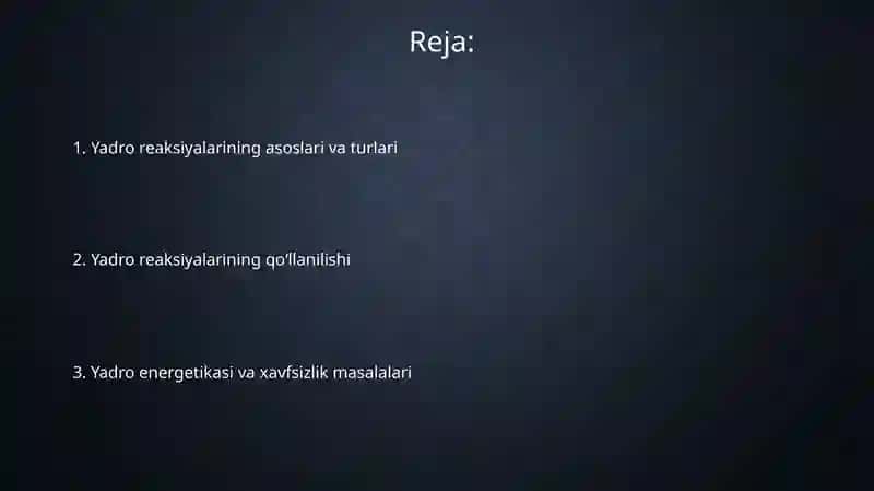 Yadro reaksiyalari va ularga oid mashqlar 2