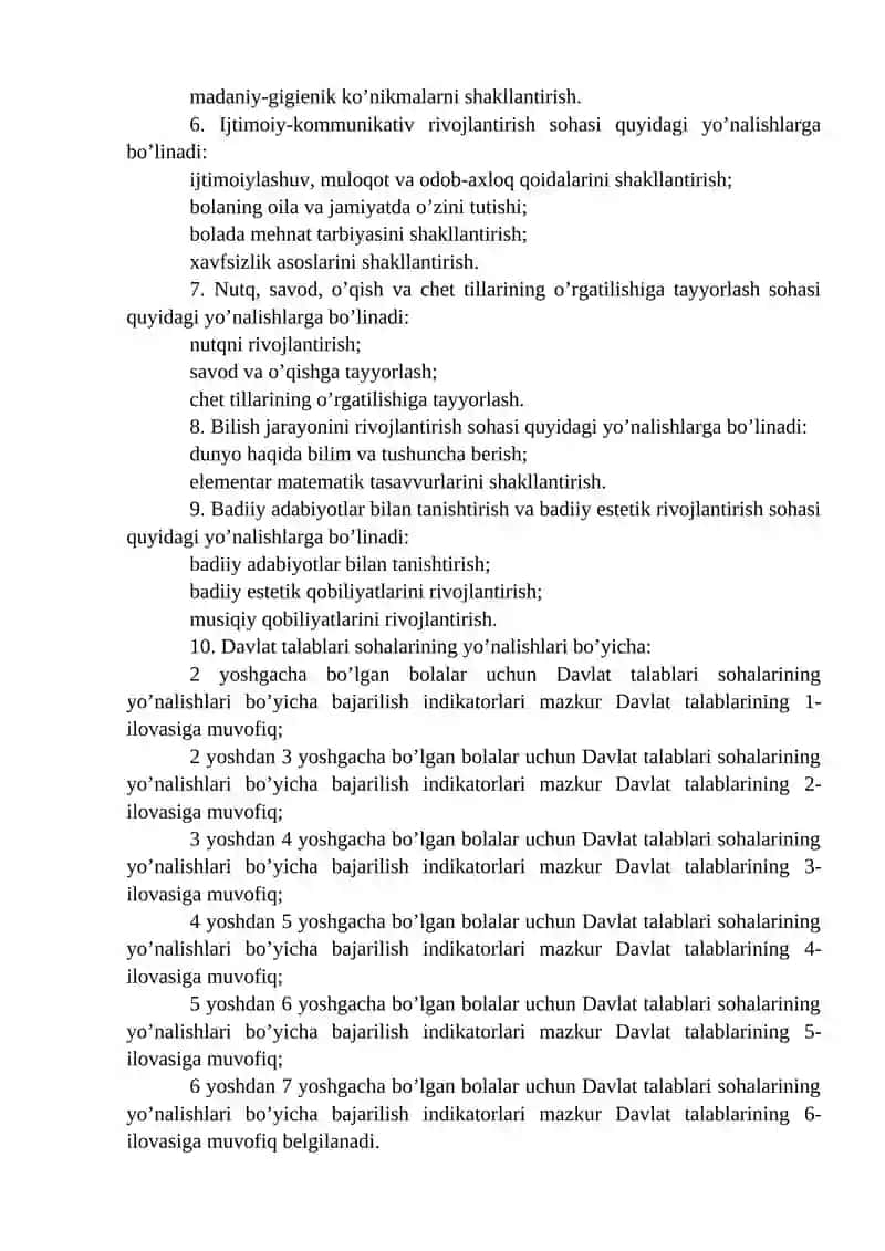 Davlat talablari 2