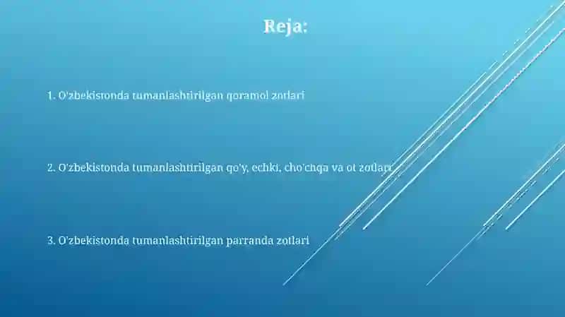 O'zbekistonda tumanlashtirilgan qoramol, qo'y, echki, cho'chqa, ot va parranda zotlarini tavsifi 2