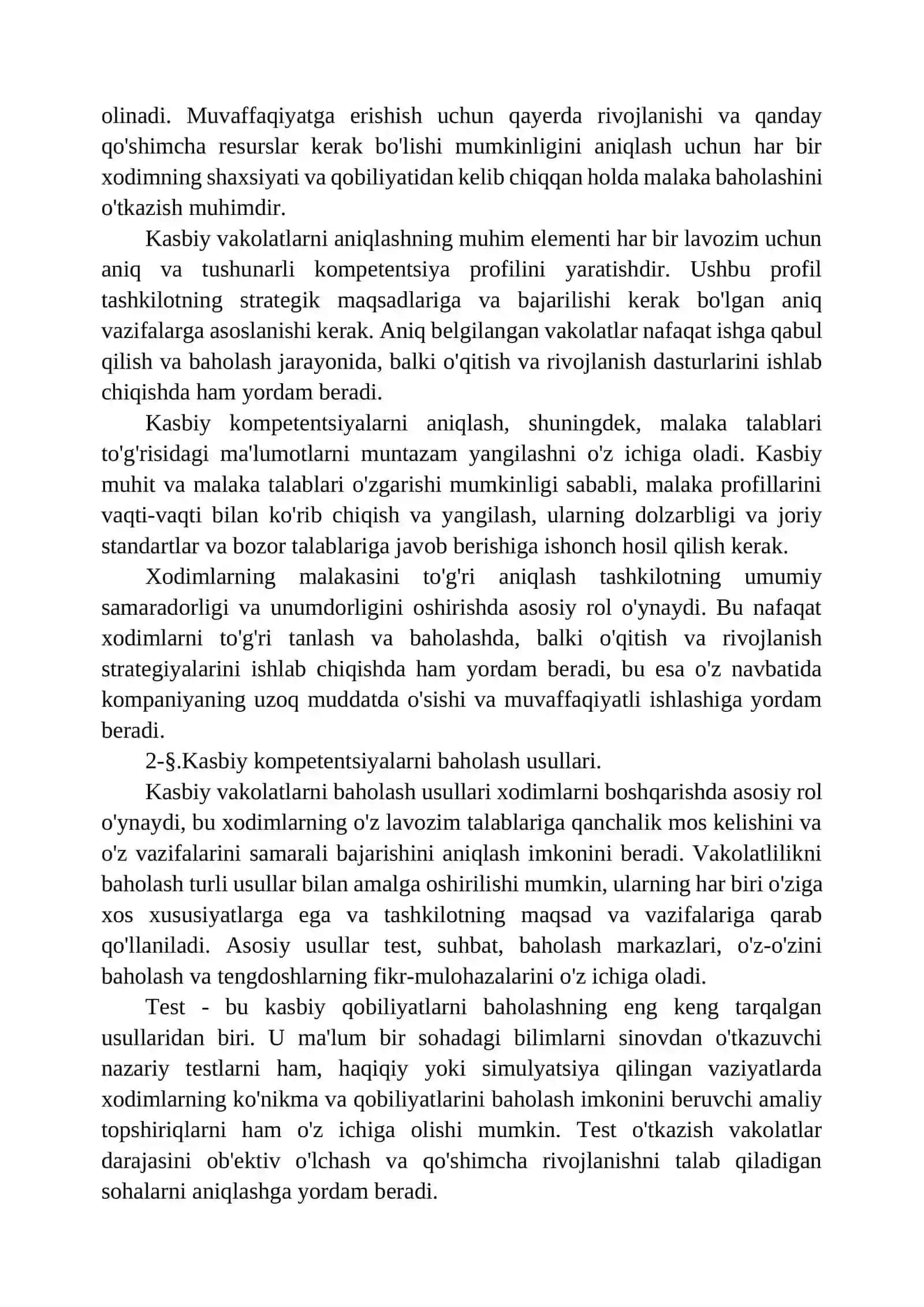 Xodimlarning kasbiy qobiliyatlarini baholash va rivojlantirish 2
