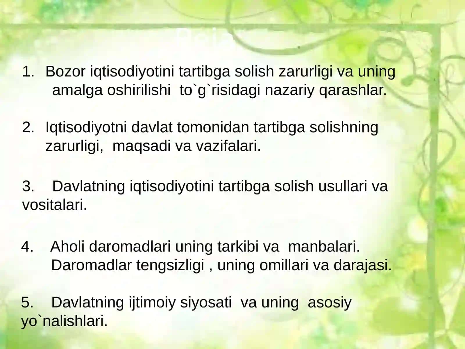 Bozoriqtisodiyotinitartibgasolishdadavlatningiqtisodiyroli 2