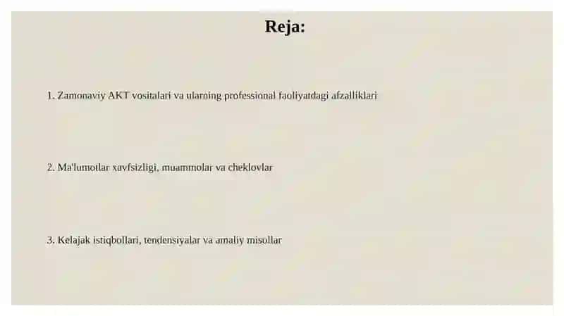 Zamonaviy axborot-kommunikatsiya texnologiyalari 2