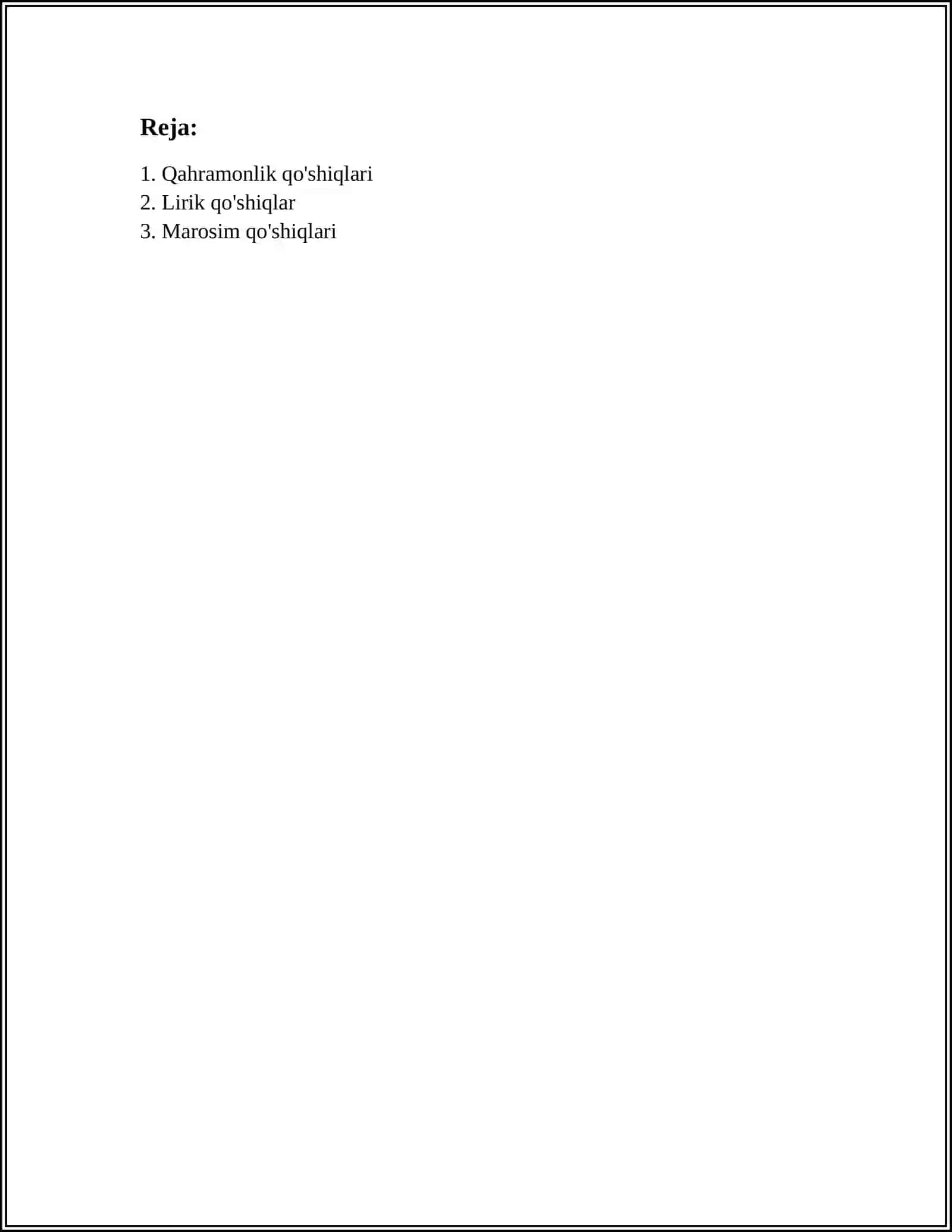 Qahramonlik qo'shiqlari 2
