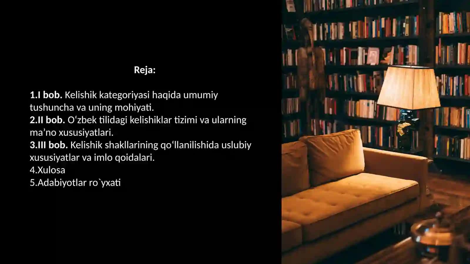 Otlarda kelishik kategoriyasi mavzusida 2