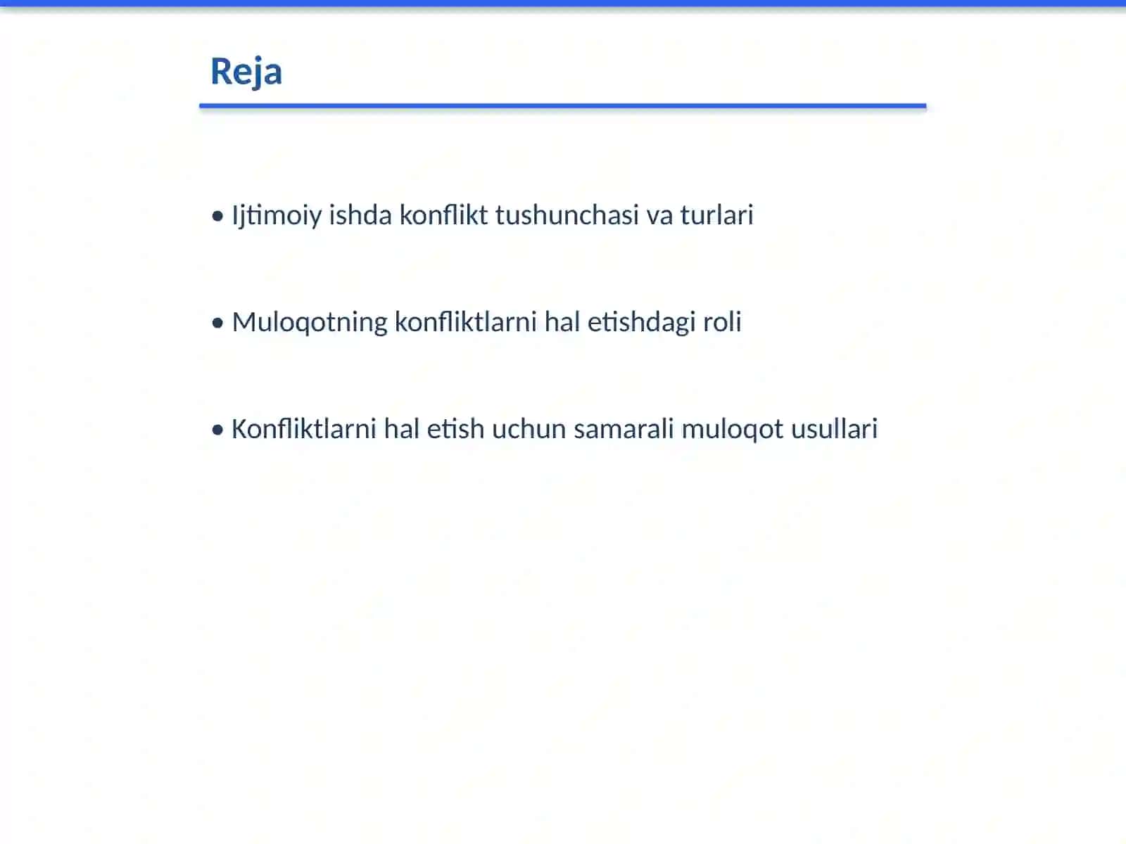 Ijtimoiy ishda konfliktlarni muloqot orqali hal etish 2