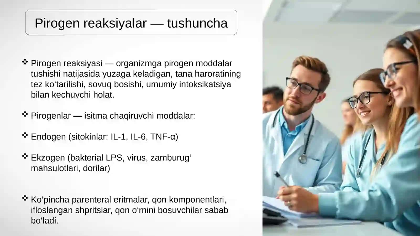 Pirogen reaksiyalar 2