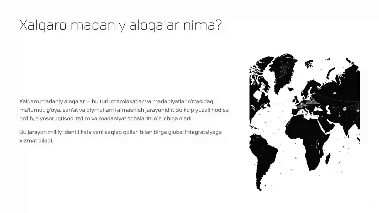 Xalqaro madaniy aloqalarni o'rganishning nazariy va konseptual asoslari 2