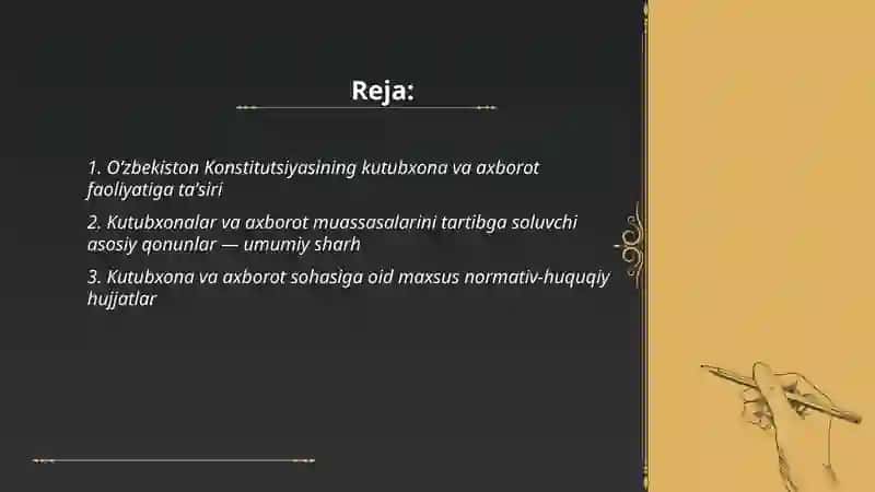 O‘zbekiston Respublikasi faoliyatining huquqiy asoslari umumiy sharh 2