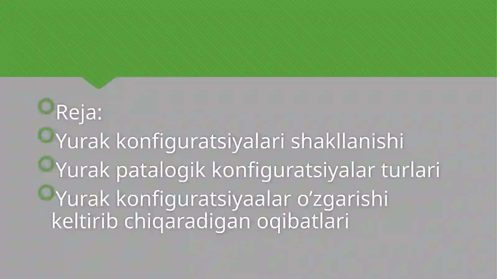 Yurak konfiguratsiyasi 2