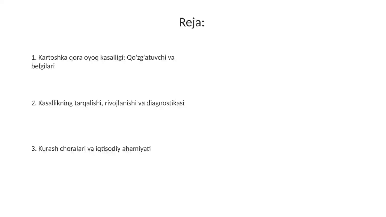 Kartoshkaning qorason kasalligi 2