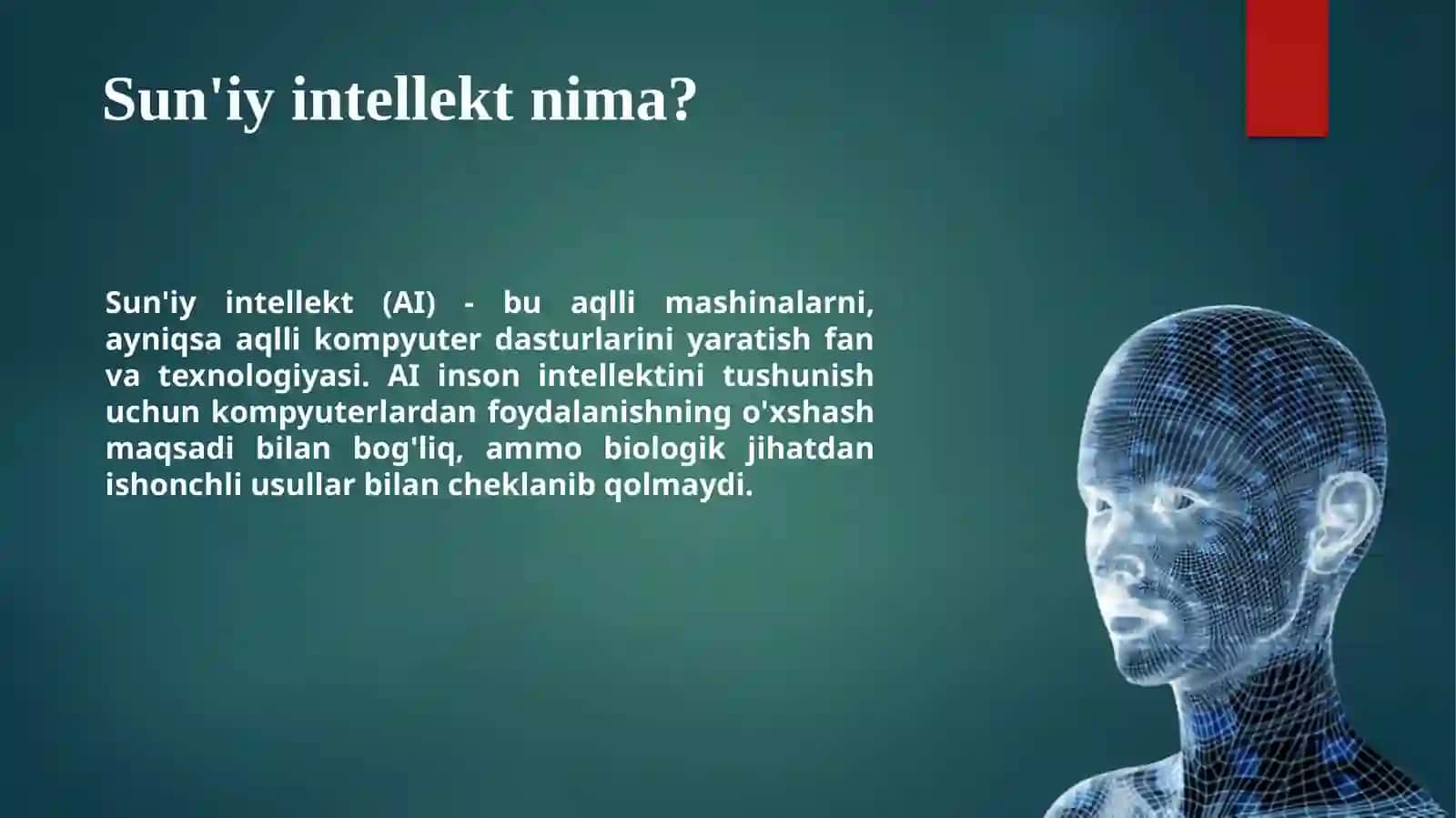 Sun'iy intellekt modellari va munosabatlar 2