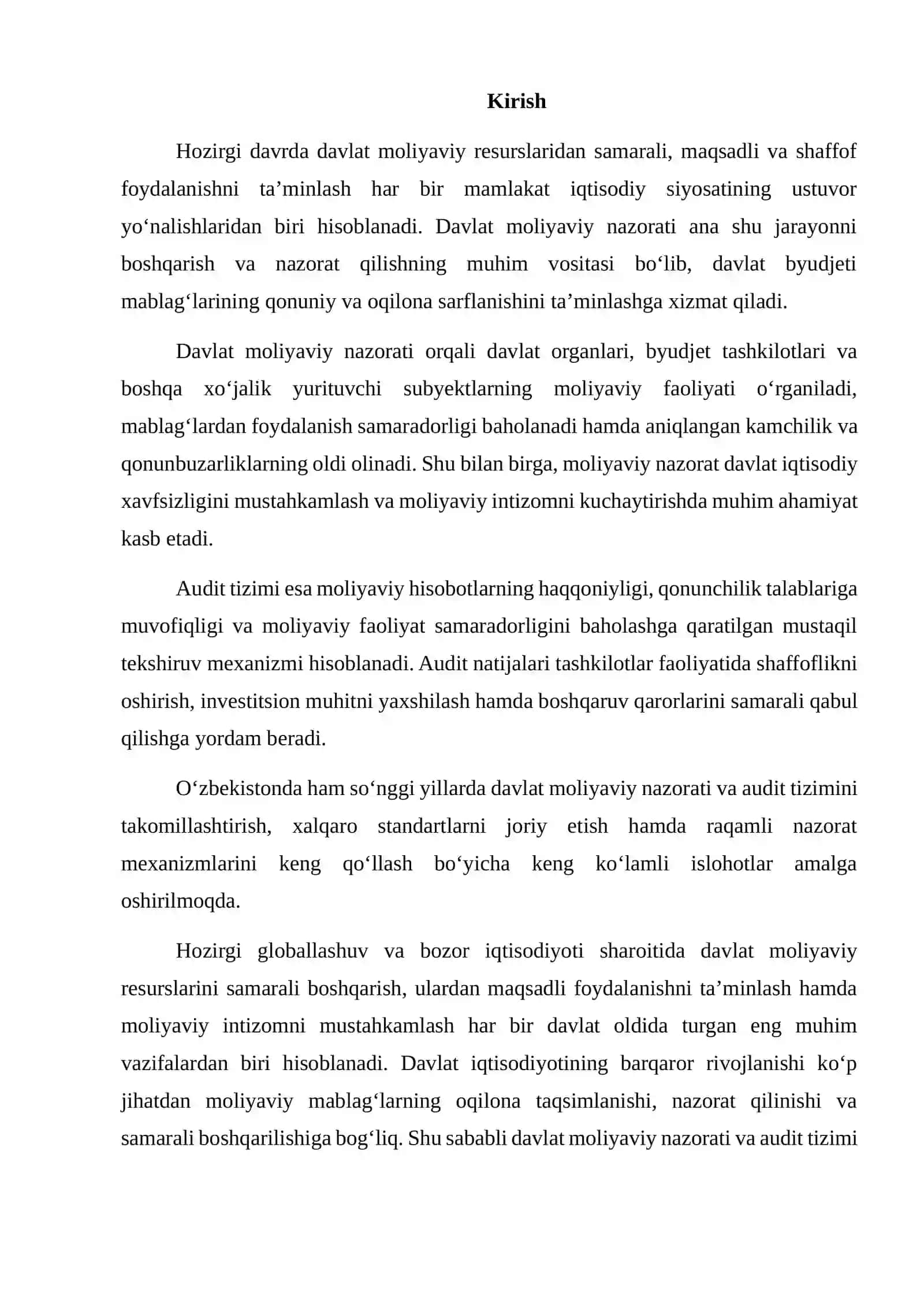 DAVLAT MOLYAVIY NAZORAT VA AUDIT TIZIM 2