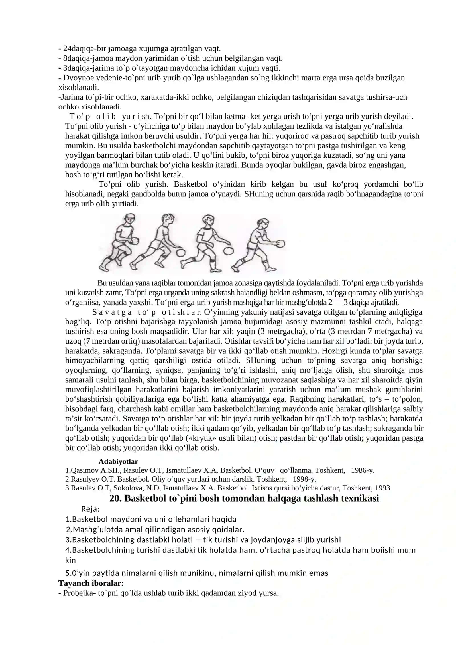 Basketbolda tezligini oshirish 2