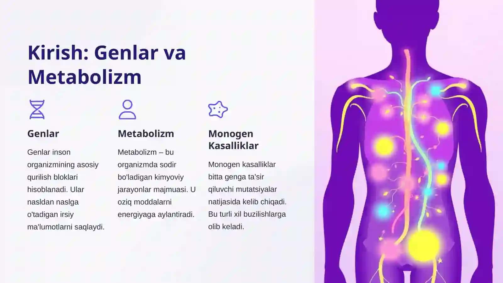 Monogen Kasalliklar: Tuzilishi, Vazifalari va Almashinuv Buzilishlari 2