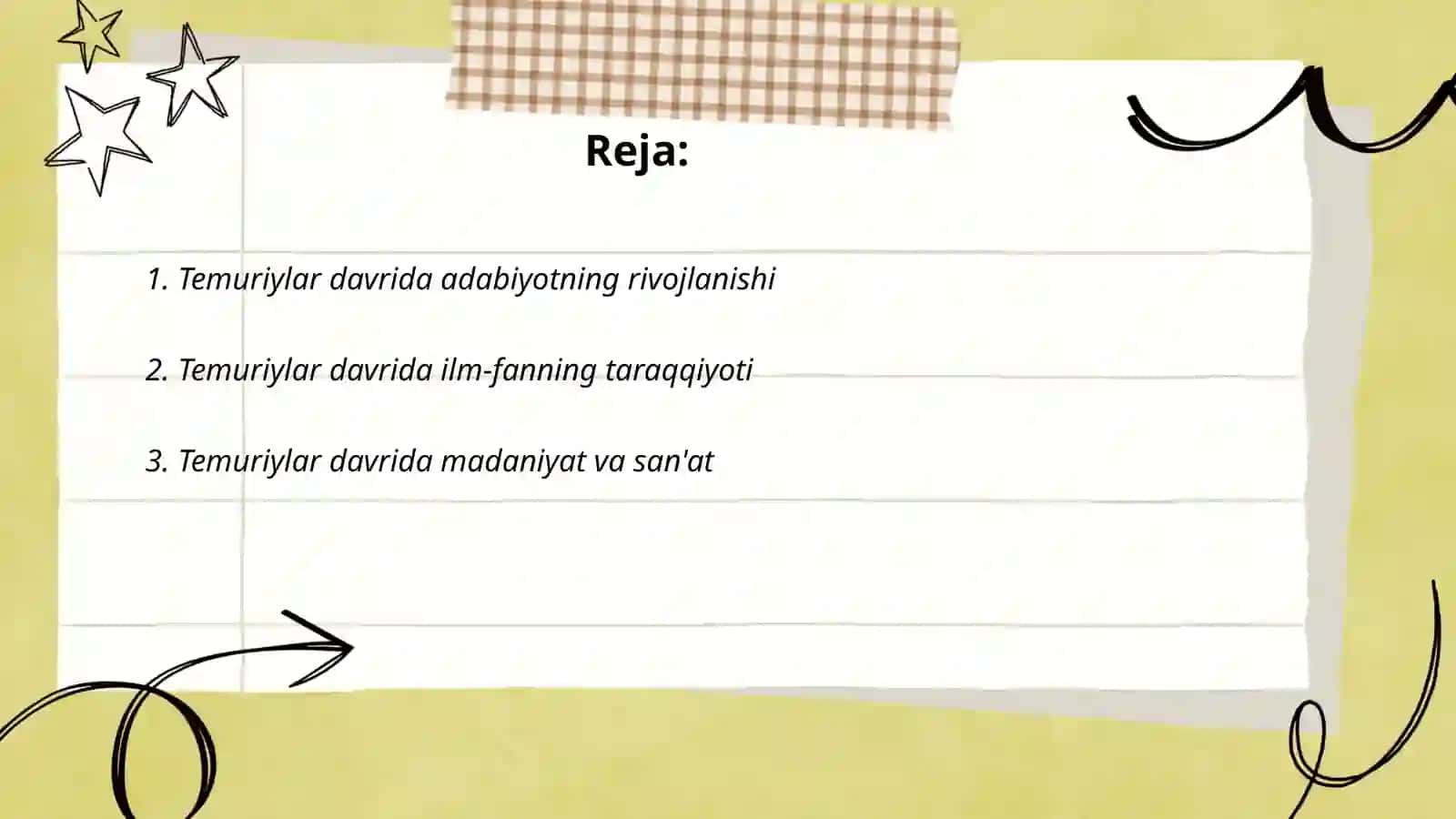 Temuriylar davrida ma'naviy-ma'rifiy yuksalish 2