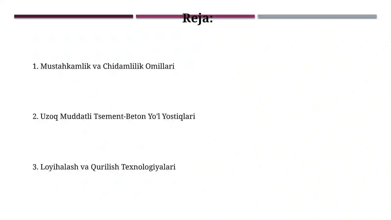 Beton yo'l qoplamalari 2