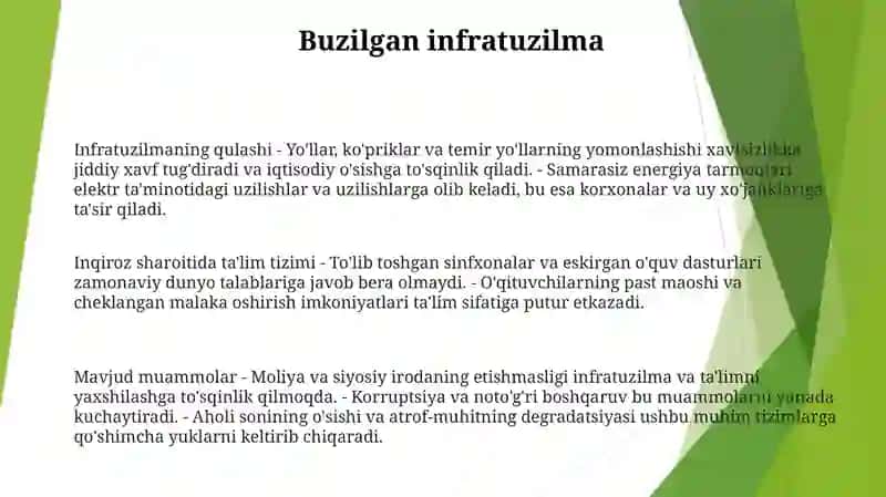 Ta'Lim Tizimining Joriy Holati Va Mavjud Muommolar 2