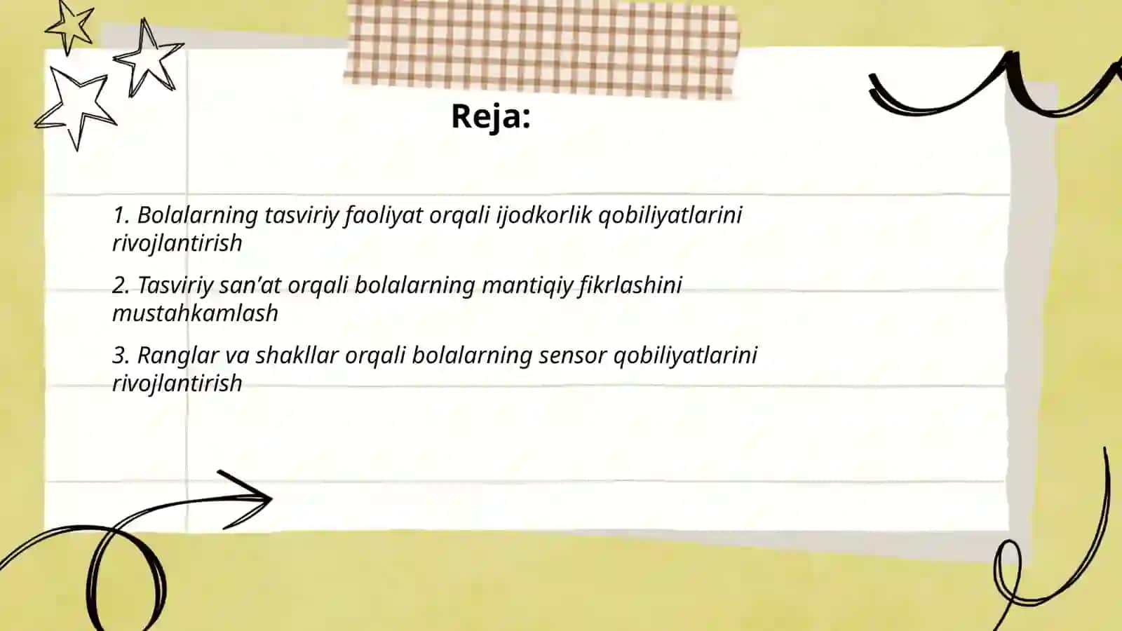 Tasviriy faoliyatning ahamiyati 2