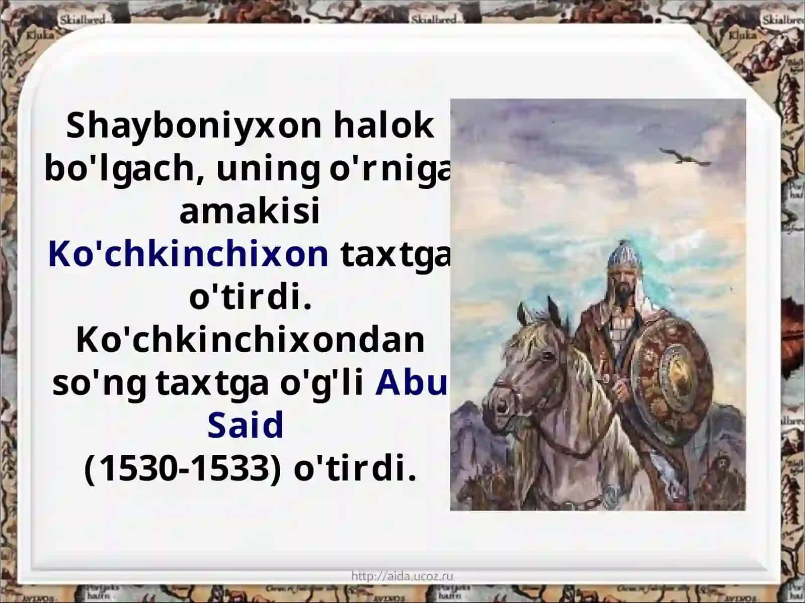 Buxoro xonligi Xonlikning Tashkil topishi 2