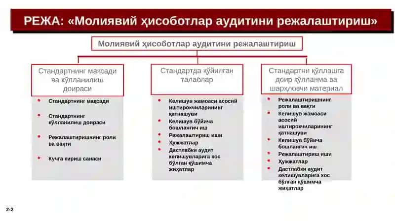 АХС (ISA) 300 «Молиявий ҳисоботлар аудитини режалаштириш» (Planning an Audit of Financial 2