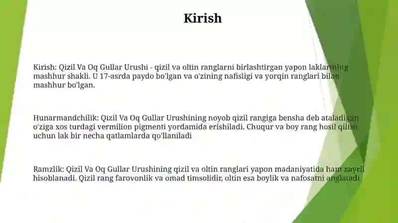 Qizil Va Oq Gullar Urushi 2