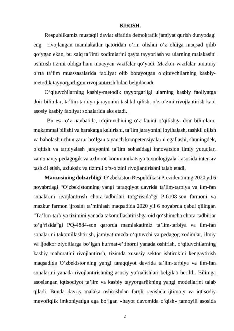 INKLYUZIV TA’LIMDA O‘QITUVCHIGA QO‘YILADIGAN TALABLAR 2