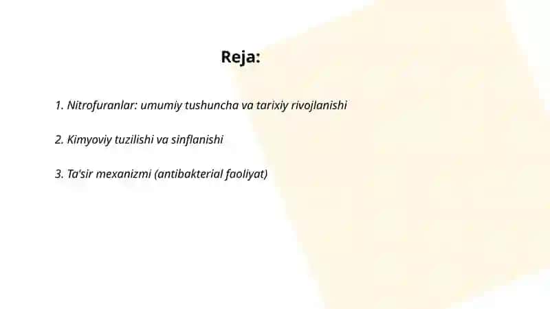 Nitrofuranlar farmokologiyasi 2