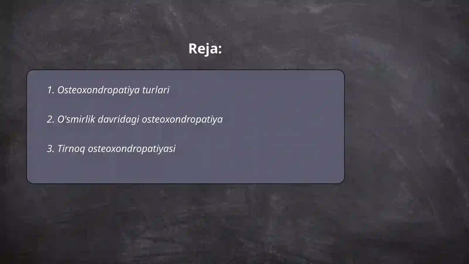 Osteoxondropatiyalar.Skalioz 2
