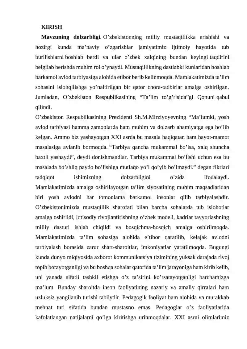 O'quvchilarning O'qishga Bo'lgan Qiziqishi 2