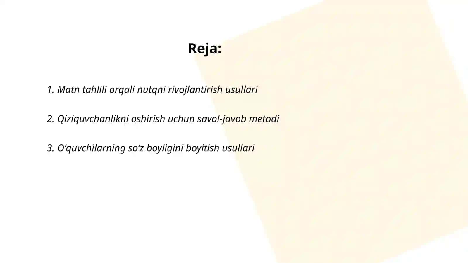 Boshlang'ich ta'limda matn ustida ishlash orqali õquvchilar nutqini õstirish usullari 2