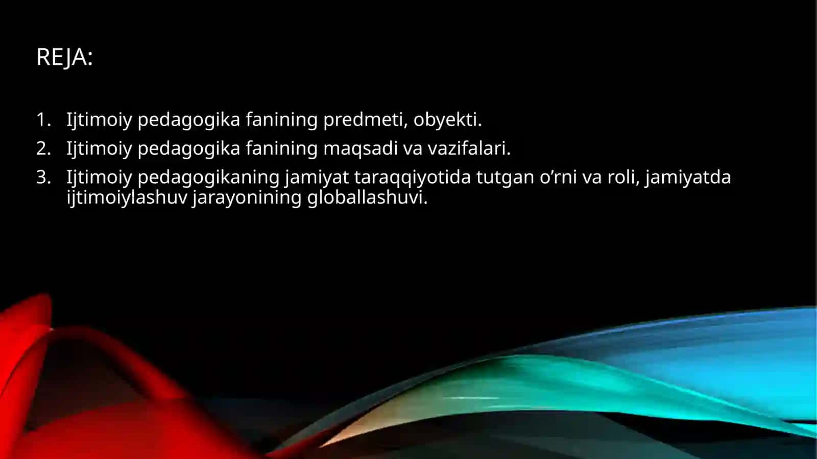 “Pedagogika”ning ijtimoiy fan sifatida jamiyat taraqqiyotidagi o‘rni 2