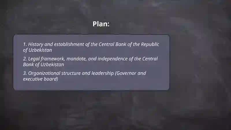 History and establishment of the Central Bank of Uzbekistan 2