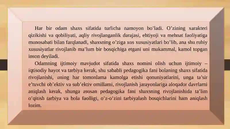 TA'LIM TIZIMI IJTIMOIY RIVOJLANISHNING MUHIM OMILI SIFATIDA. 2