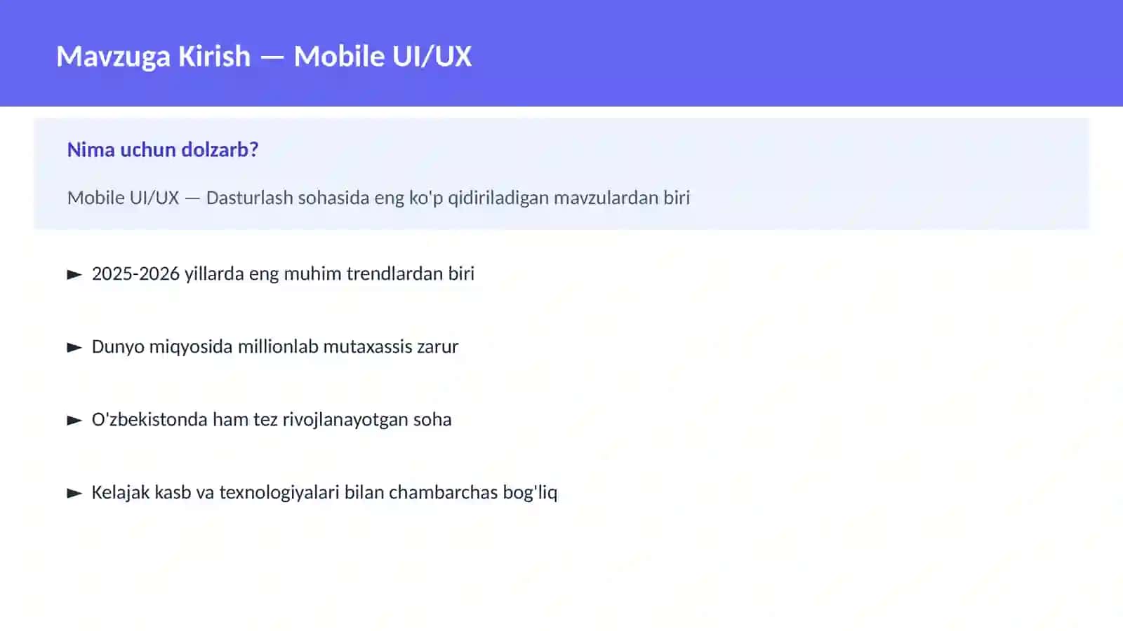 Mobile UI/UX 2