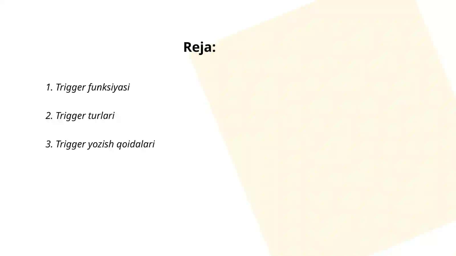 Trigger 2