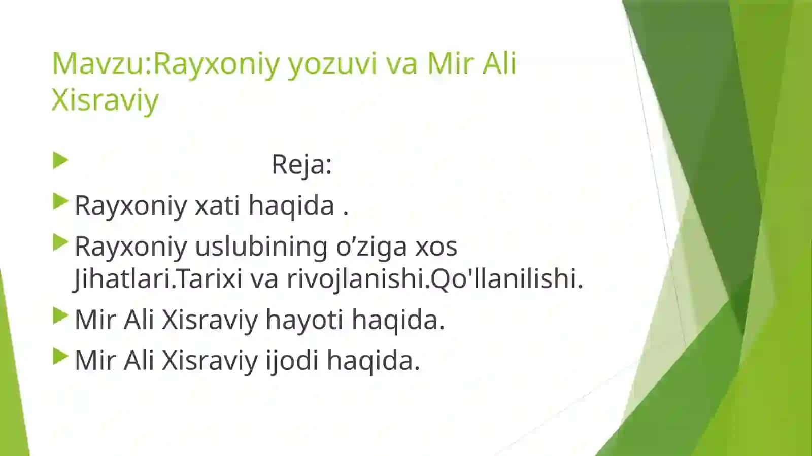 Me’moriy Yodgorliklar tarixi va epigrafiya fanidan tayyorlagan taqdimoti 2