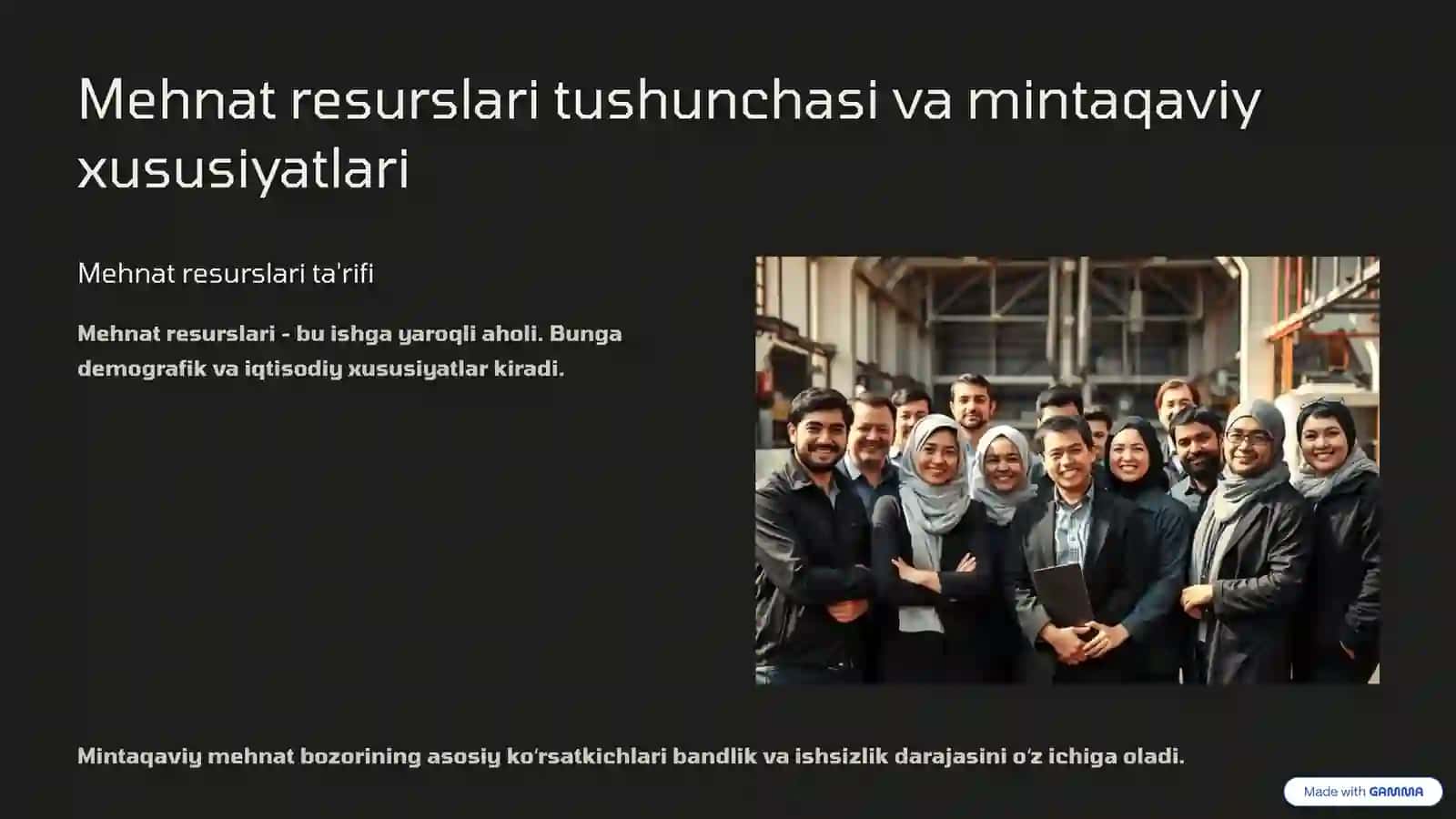 Mintaqada mehnat resurslaridan samarali foydalanish yoʻllari 2