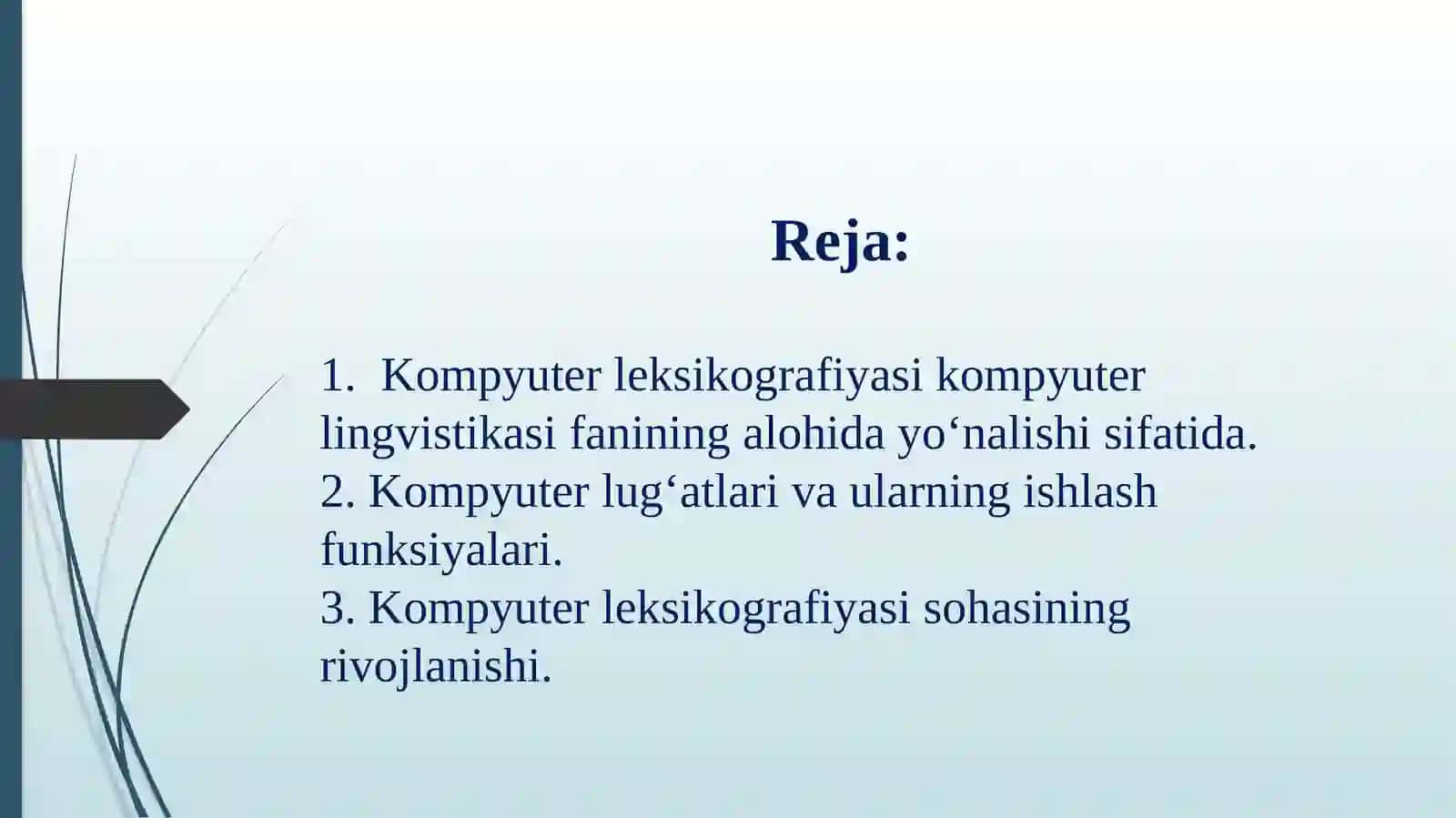 Kompyuter leksikografiyasi 2