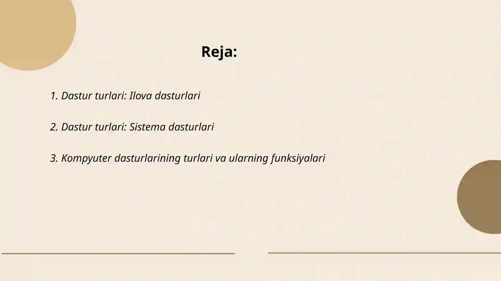 Sistema dasturlari 2