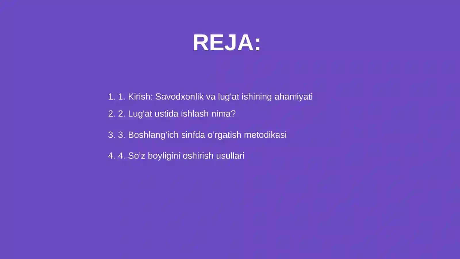 Boshlang’ich sinf o'qish savodxonligi darsida o'quvchilarni lug'at ustida ishlashga o'rgatish metodikasi 2