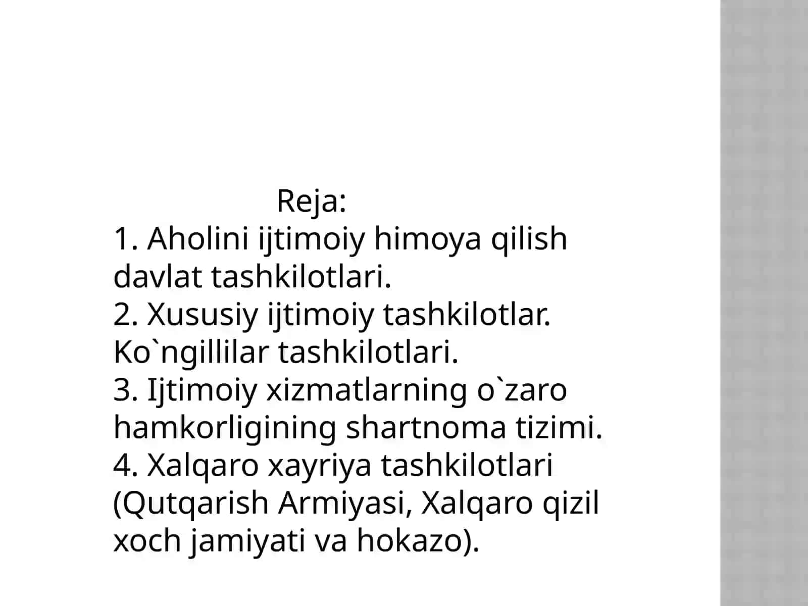 Aholini ijtimoiy himoya qilish tizimida davlat va nodavlat tashkilotlar o‘rni 2