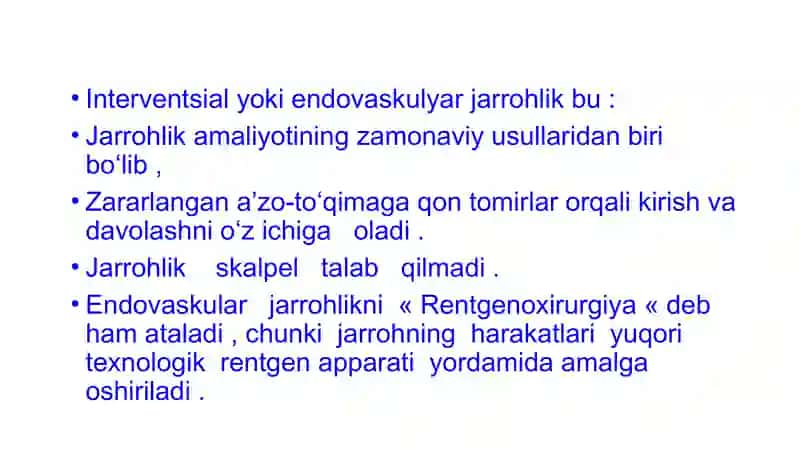 Interventsion va metobolik jarrohlik asoslari 2