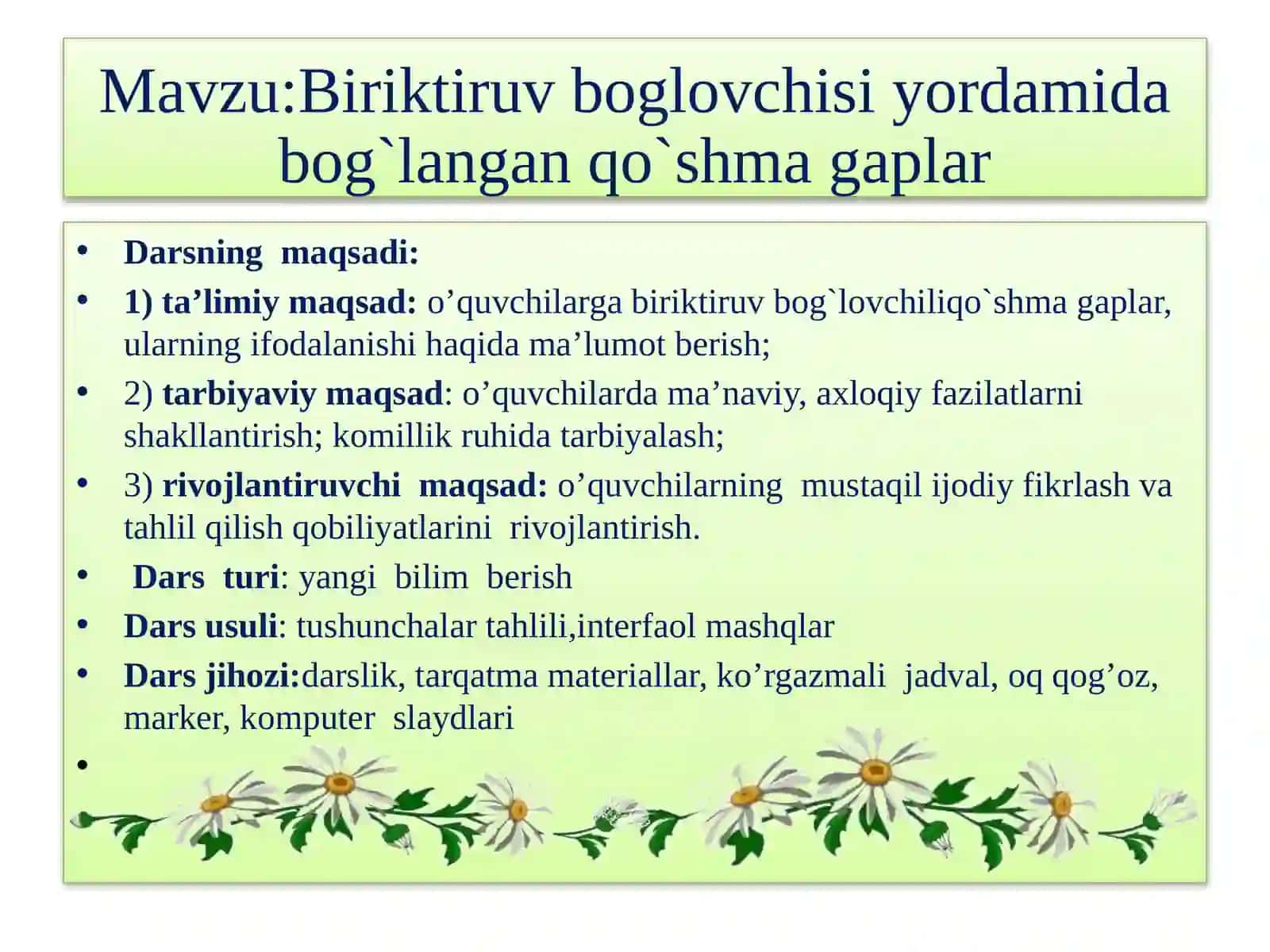 Biriktiruv boglovchisi yordamida boshmagaplar 2